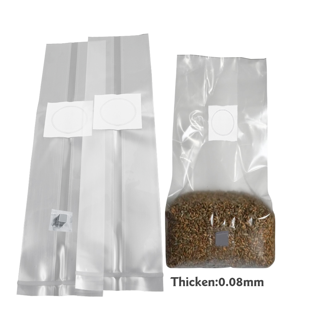 Mushroom Spawn Bag - 10 Stück 0,08 mm dicke, autoklavierbare