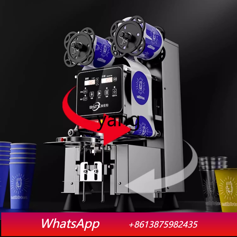 Milking Machine - Lcx Milchtee-Laden-Ausrüstung Automatische Kommerzielle Getränkeversiegelungsmaschine Sojamilch-Becher-Versiegelungsmaschine