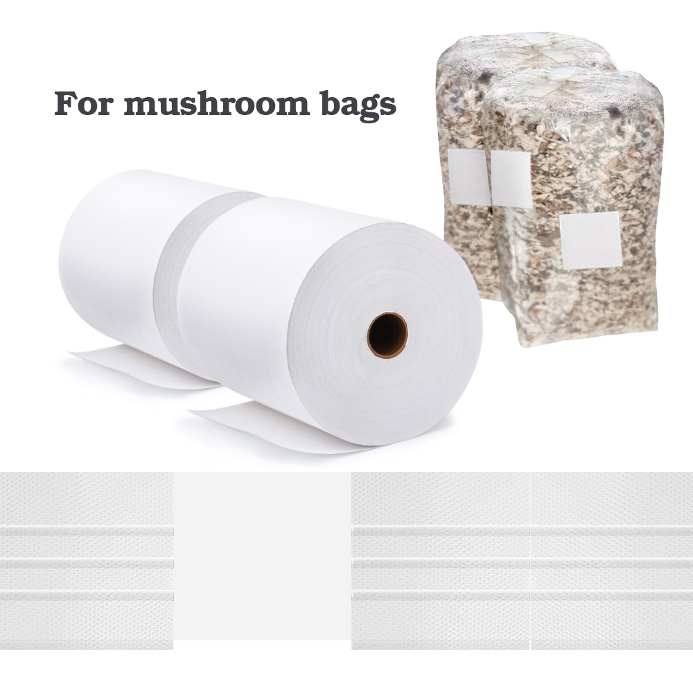Mushroom Spawn Bag - Vliesstoff-Aufkleber für essbare Pilze, atmungsaktiv, selbstklebend,