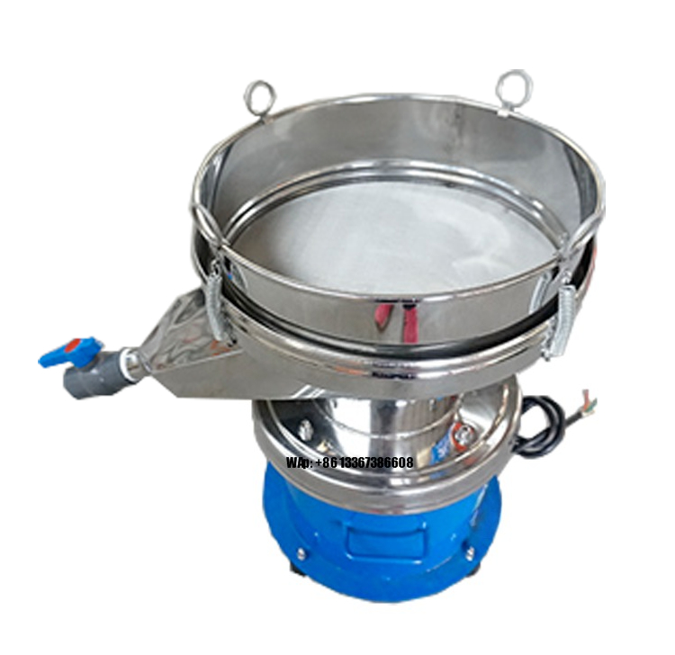 Milking Machine - 450er Edelstahl-Vibrationsfiltermaschine für die Lebensmittelindustrie, Sojamilch-Flüssigkeitsfilter,