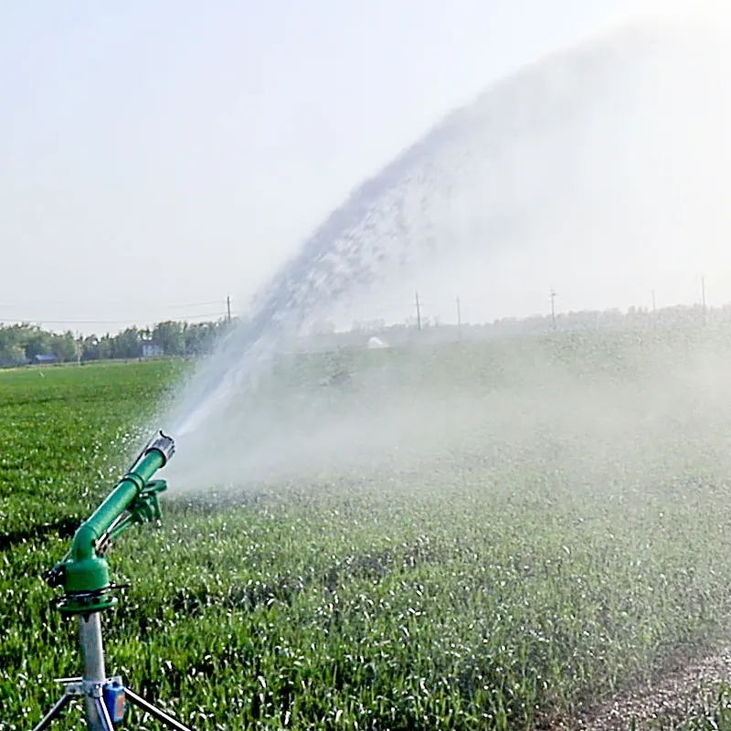 Organic Farming Of Agriculture - Landwirtschaftlicher Maisfarm-Sprinkler, 360-Grad-Drehung, Big Gun Sprinkler,