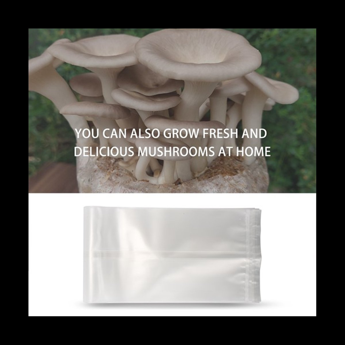 Mushroom Spawn Bag - A78I 50 Stück Pilzbeutel/Pilzzuchtbeutel/Bauernhof-Pilz Spawn 0,2